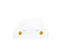 PartyDeco 20 Serviettes Blanches en Forme de Nuage en Papier - Little Plane