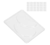 Generic 25 Pièces Bricolage Masque pour les Yeux Moule de Haute qualité Sûr et Non Toxique Réutilisable Masque pour les Yeux Outil de Patch Petite Taille Usage Domestique et Salon de beauté en