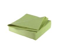 Generic - 25 SERVIETTES PAPIER AIRLAID 40CM VERT SAUGE