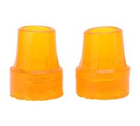 Generic 2pcs Canne Tips, coussinets de béquille en caoutchouc antidérapants avec motif de pneu d'imitation pour bâton à pied, escaliers, surfaces humides