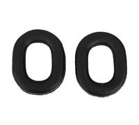 Generic 2pcs Coussinets Coque de Remplacement Protecteur en Cuir Artificiel pour Panasonic RP-HTX7 Casque Noir