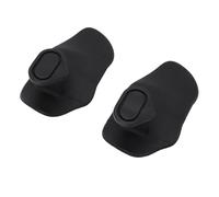 Generic 2PCS Ergonomic Gym Grips Conception de Texture Non Glissante pour le Poids, l'entraînement en Fitness (BLACK)
