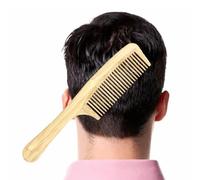 Generic 2x Peigne à Cheveux Outil de Coiffure Peigne à Shampoing Antistatique pour Hommes et