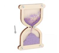 Generic 2x Verre de Sable En Bois, Accessoire de Planche Occupée, Activités D'apprentissage, Compétences Pratiques, Jouet éducatif D'enseignement Précoce Mont