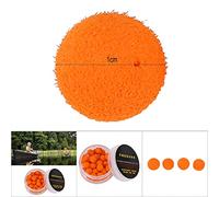 Generic 30 Pièces/lot Pêche à la Carpe Haute densité 10/12mm Mousse Pop Up Granulés Souples Appâts Flottant Leurre pour Gros Poissons en 3 Saveurs (Arôme patate Douce Orange 10MM)