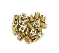 Generic 302 Insert de Filetage Auto-taraudage en Acier en Carbone, Insert de Réparation de Filetage à Vis Durable pour L'industrie Automobile, 20pcs Intérieur M2 * 0,4 M4.5 Extérieur * 0,5