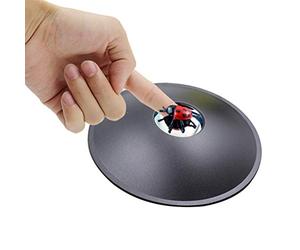 Generic 3D Mirascope Instant Maker Hologram Image Maker Jouet Scientifique Éducatif Amusant pour Enfants et Adultes Original en Plastique 15cm de Diamètre 6.5cm de Hauteur (Noir)