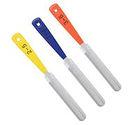 Generic 3PCS Guitar Nut Nut Nut Nail Tuller Repair Tool for Bass Mandoline Banjo Ukulele - Acier Inoxydable - Tranche Tranchante pour une Intervalle de Plage Facile - Convient à la Guitare et à