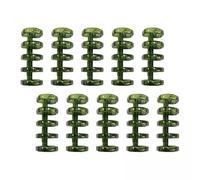 Generic 3x Anneaux de Reliure à Feuilles Mobiles, 10 Pièces, Clips pour Carte D'étude, Carnet de Notes, Album Photo, Scrapbook, Livret à Feuilles Mobiles