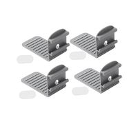 Generic 4 Pièces Attaches Drap de Lit Clips de Fixation Tendeurs de Drap Supports de et Agrafes de Literie En PP Antidérapant pour Draps Lisses Adapté P, Gris