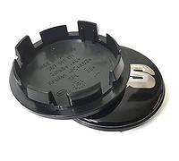 GÉNERIC 4 Pièces Auto Cache Moyeux, pour BBS 56MM 60MM 65MM 68MM Centre De Jante Capuchons,65mm-Black-Silver-A