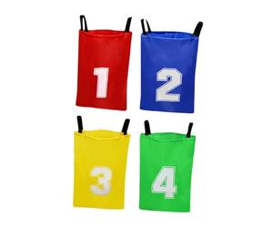 Generic 4 Pièces Sacs de Course Saut Enfants et Adultes Jeu de Saut avec Poignées Résistantes Sacs à Patates Réutilisables pour Formation à L'Équilibre Sports