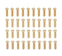 Generic 40PCS Messing 3D -priner -Düsen Kit pour S1 Combo Pro, Pièces D'extrusion Exactes pour les Impressions Professionnelles, Compatibles avec Plusieurs Imprimantes 3D