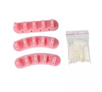 Generic 4x 3x Présentoir de Nail Art En Acrylique, Support D'affichage de Pointe D'ongle, Outil de Nail Art pour Débutant