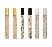 Generic 4x Mini Flacon Pulvérisateur 6 Pièces, Flacon de Parfum, Petits Récipients D'échantillon Vides, Flacon de Voyage Portable En Verre, 10ml