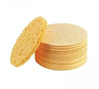 Generic 5 éponges pour Le Soin Du Visage, éponge En Coton et Pâte de Bois pour Nettoyage