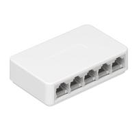 Generic 5 Port Splater Splitter Intelligent Transmission Network Switch Hub for Home, Réseautage Fiable pour des Vitesses de Transfert de Données Efficaces (Prise UE)