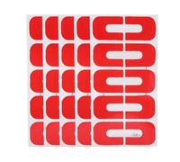 Generic 50 Pièces de Bandes Pelables Anti-déversement pour Nail Art, Faciles à Décoller pour L'application des Ongles pour le Salon de Manucure à Domicile, Autocollants Imperméables 5,59 X 2,83 Pouces