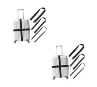 Generic 6 Pièces Lot de 3 Sangles de Fixation Réglables en Nylon 2 Cm, 3,8 Cm et 5 Cm de Large, Sangles D’Extension Polyvalentes pour Paquet Banane, Bagages et Camping, Adaptées aux