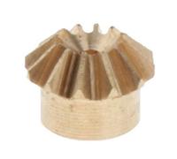 Generic 6 Pignons Coniques En Laiton, Module 0,4, 12 Trous, Diamètre 1 Mm