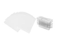 Generic 60 Pochettes Transparentes en Plastique pour Baume à Lèvres avec Ruban Adhésif Double Face pour Emballage de Baume à Lèvres, Thanksgiving, Cadeaux d'halloween, Sûres et Respectueuses de