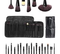 Generic 6P1F Lot de 24 pinceaux de maquillage acryliques