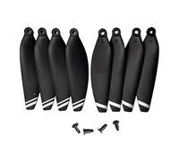 Generic 8 Pièces Quadcopter Propeller Accessoires Hélice Drone Remplaçables Pièce Détachée Léger Haute Résistance Élément Portable PP Métal Professionnel pour, Blanc