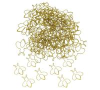 Generic 80pcs Cartoon Bee Clips Clibrages Mignons Bookmarks Fun Fonds Enfant Cartoon Supplies Kid Cute Paperclip Children Children Camps (GOLD)