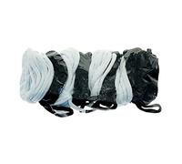 Generic 96 Nœuds Tissés à La Main En Acrylique, Jeu Créatif Idéal pour Les Enfants et La Décoration Intérieure, Noir Blanc 192PCS