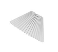 Generic Abat-jour E27 de Style Nordique, Texture Douce, Installation Facile, 25x16x8cm, pour Salon (abat-jour blanc pur)