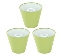 Generic Abat-jour en Tissu, 3 Pièces, Diffuseur de Lumière Douce et élégant pour Chambre à Coucher et Salon, Design Moderne en Tissu Durable (Haricot vert)