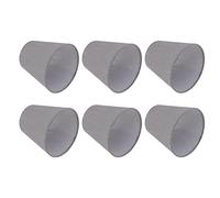 Generic Abat-jour en Tissu, Bonne Transmission de la Lumière, Bougie E14, pour Chambre à Coucher, 6 Pièces, Design Classique