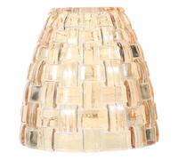 Generic Abat-Jour En Verre Pour Lampe Aromathérapie 1.2 Pouces Abat-Jour Transparent Pour Bougeoir Veilleuse Décoration Intérieure Facile À Installer