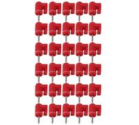 Generic Abreuvoir à Mamelon de Poulet, 30 Pièces, Abreuvoir Automatique Durable pour Poulets, en Plastique et Boule d'acier (Clou Grossier)