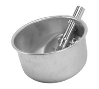 Generic Abreuvoir Automatique pour Porcs Rond Stable en Acier Inoxydable pour élevage Porcin Jeunes Porcs Facile à Nettoyer 1 unité