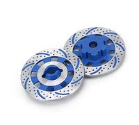 Generic Accessoires de Disques de Frein de Roue RC Premium, pour Voiture Unlimited Desert Racer UDR 1/7 RC, Rouge, 4 Pièces (Bleu foncé)
