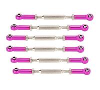 Generic Accessoires de Liaison de Tige de Tendeur de Tige de Poussée en Alliage D'aluminium de 88 Mm, Pièces de Mise à Niveau de Voiture RC à Longueur Réglable, Installation Facile pour Buggy Truggy