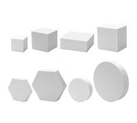 Generic Accessoires de Photographie Cube Mousse 8 pièces Blocs Solides de géométrie posant des Accessoires de Photo Photographie de Produit pour Bijoux cosmétiques Accessoires de Prise de Vue