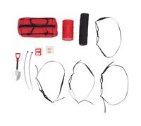 Generic Accessoires Décoratifs sur Chenilles RC, Ensemble Léger et Durable pour Pièces de Mise à Niveau de Voiture, pour Aventure Tout-Terrain, Sac de Voyage en Tissu, Kit de Pelle pour Bidon de