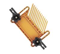 Generic Accessoires pour Outils électriques Carrés Inversés, Rainure de Chanfrein, Panneau de Plumes, Matériau PP de Haute qualité (Planche à Plumes Carrée Type B Jaune)