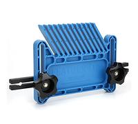 Generic Accessoires pour Outils électriques Carrés Inversés, Rainure de Chanfrein, Panneau de Plumes, Matériau PP de Haute qualité (Planche à Plumes Carrée Type B Bleu)