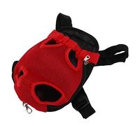 Generic Accessoires Respirants pour Animaux de Compagnie, Sangle D'épaule Réglable, Sac à Dos de Transport pour Chien, Randonnée Voyage en Nylon (M)