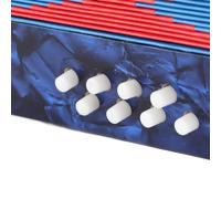 Generic Accordéon pour Enfants à 17 Touches, Son Doux, Basse, Piano, pour Enfants, Débutants, Examens Professionnels | Matériau ABS de Haute qualité, Couleur Bleu foncé, Performances scolaires.