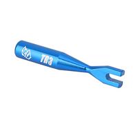 Generic Accordeur de Tendeur en Aluminium Durable de 3mm, Outil de Réglage de Liaison pour Voiture RC adapté aux Modèles Proportionnels 1/10 (Blue)