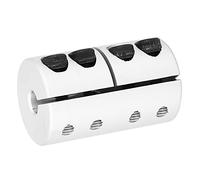 Generic Accouplement D'arbre de Serrage Durable D25 X L40, Léger avec une rigidité élevée pour les Pièces de Machine à Graver en Alliage D'aluminium (D25*L40 trou intérieur 6,35 à 8)