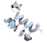 Generic Activité en Spirale des Enfants, activité en Peluche de bébé Fox (Le lit de renard s'enroule sur le gris)