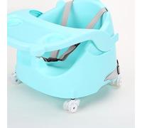 Generic Activité Réglable pour bébé avec Sangles de sécurité et Poulie Amovible pour les Repas de Jeu, Chaise pour bébé en Bas âge (GREEN)