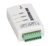 Generic Adaptateur CAN USB Débogueur Intelligent Double Canal pour Analyseur CAN Automobile avec Câble USB, pour les Nouvelles énergies et L'automatisation, Coque ABS