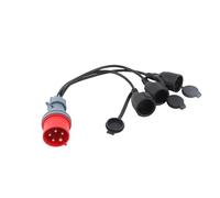 Generic Adaptateur CEE, Câble D'extension de Couplage Durable 16A, pour Ateliers de Camping, Chantiers de Construction pour Utilisation en Extérieur