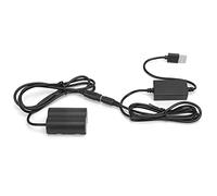 Generic Adaptateur d'alimentation pour Batterie Factice NP-W235 avec Câble USB pour Alimentation Continue pour XT-4 / GFX100S, Plastique Durable de Haute qualité